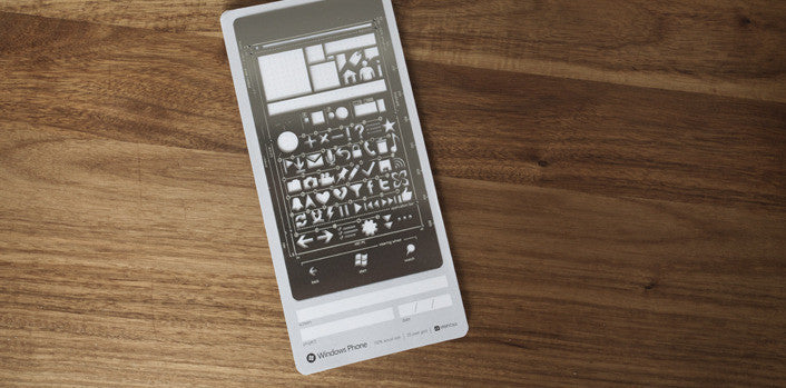 Windows Phone Sticky Pad - UI Stencils