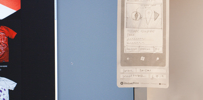 Windows Phone Sticky Pad - UI Stencils