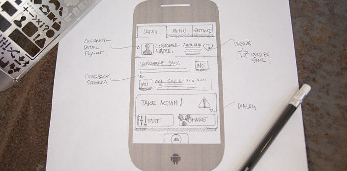Android Stencil Kit - Donut - UI Stencils