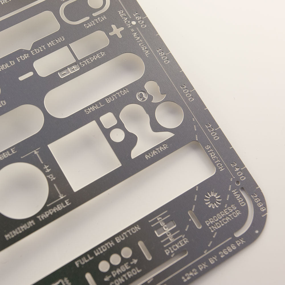 iPhone Stencil Kit - UI Stencils