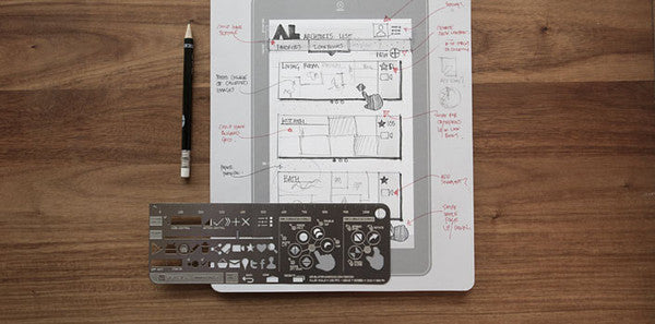 Android Tablet Sketch Pad - UI Stencils