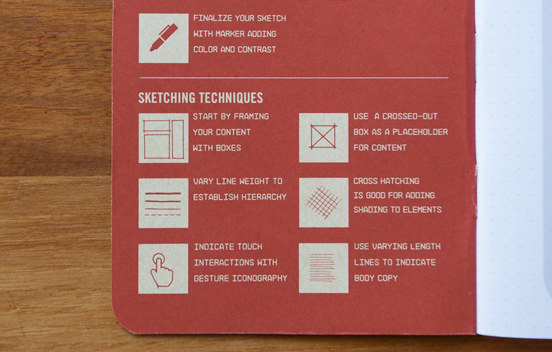 Pocket Sketch Book - UI Stencils