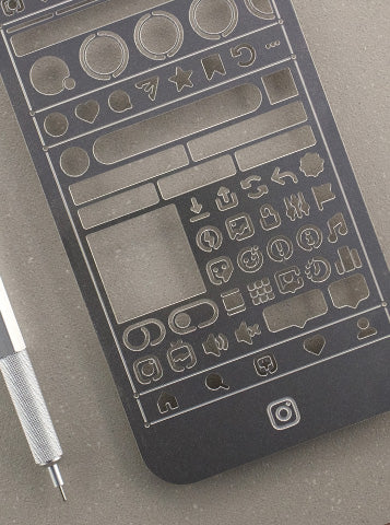 Instagram Stencil Kit - UI Stencils