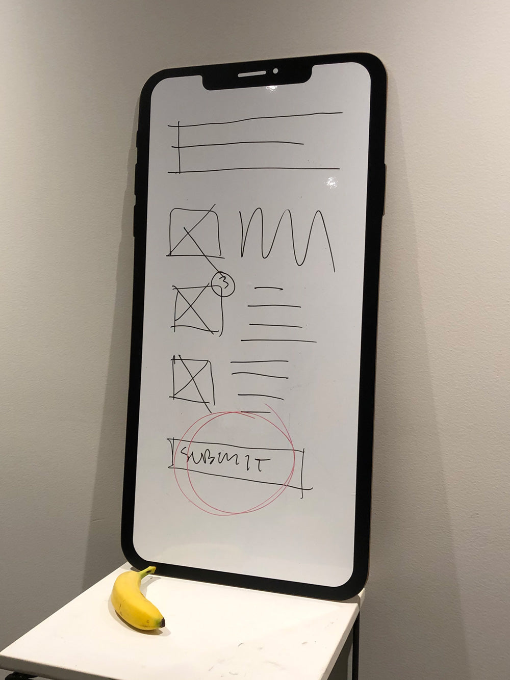 Jumbo Mobile Whiteboard - UI Stencils
