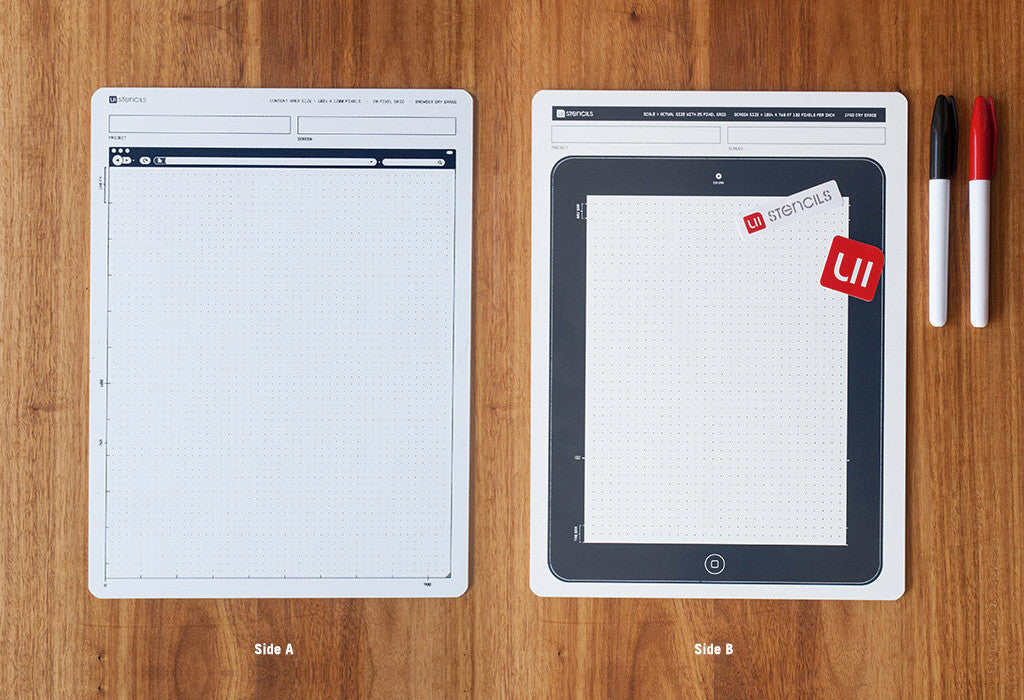 Dry Erase Board - UI Stencils