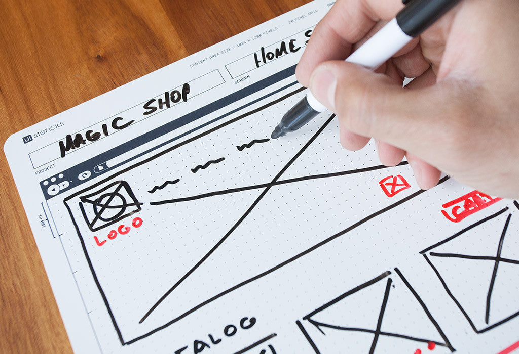Dry Erase Board - UI Stencils