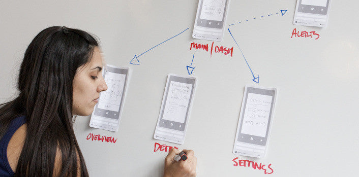 Windows Phone Sticky Pad - UI Stencils