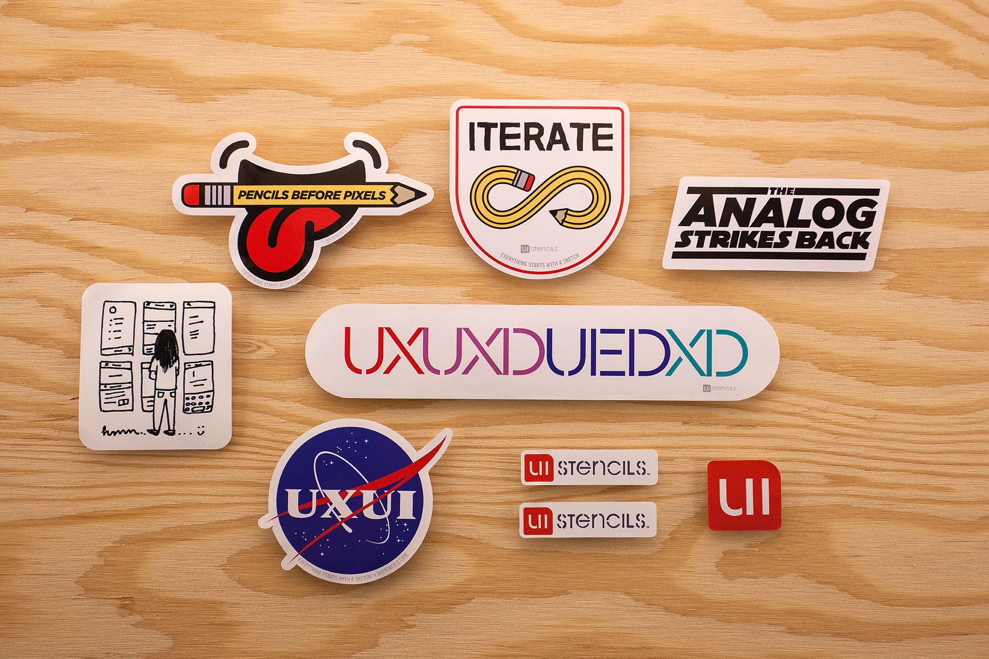 Sticker Pack – UI Stencils