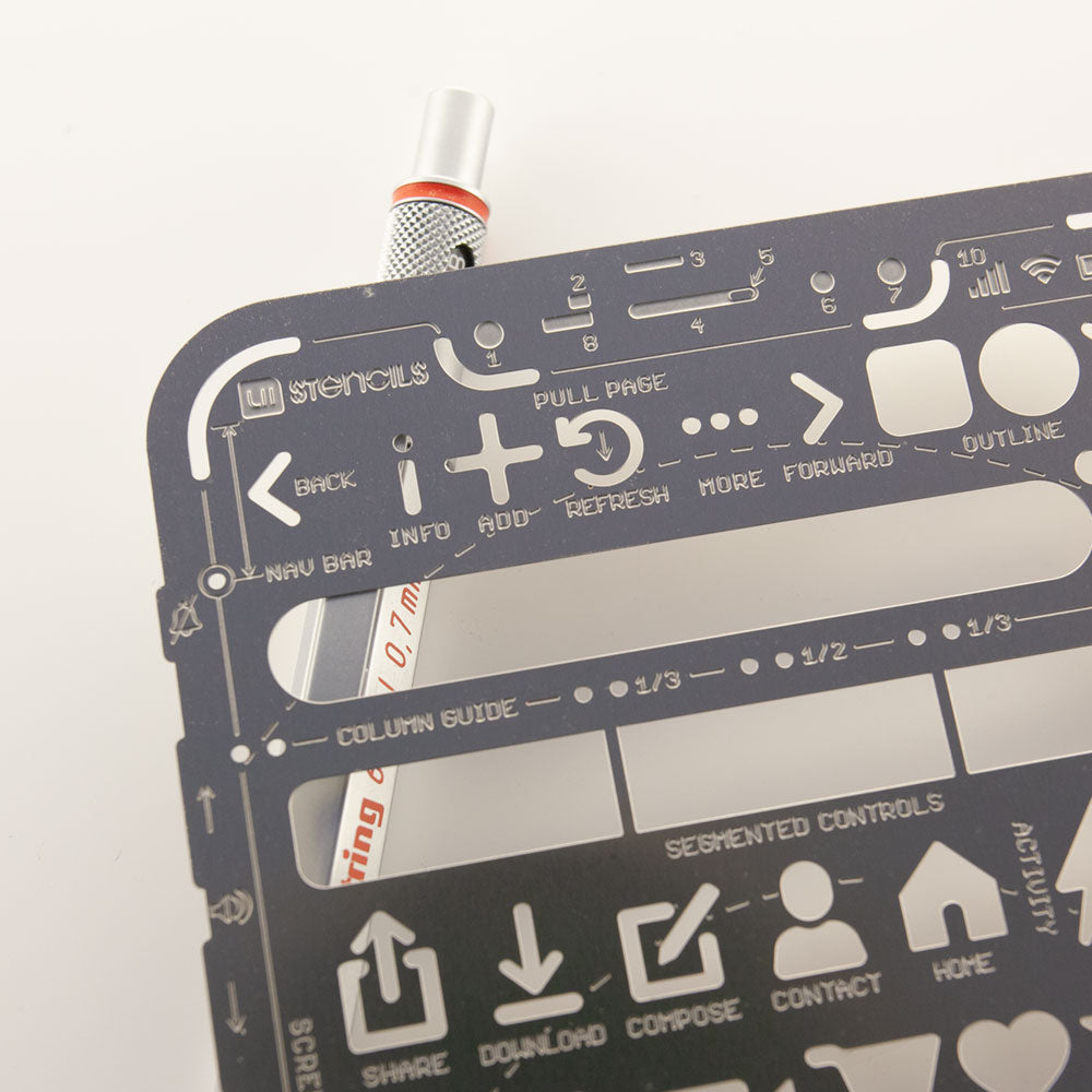 iPhone Stencil Kit - UI Stencils
