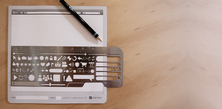 Web Stencil, Browser Sticky Pad and Zebra Pencil