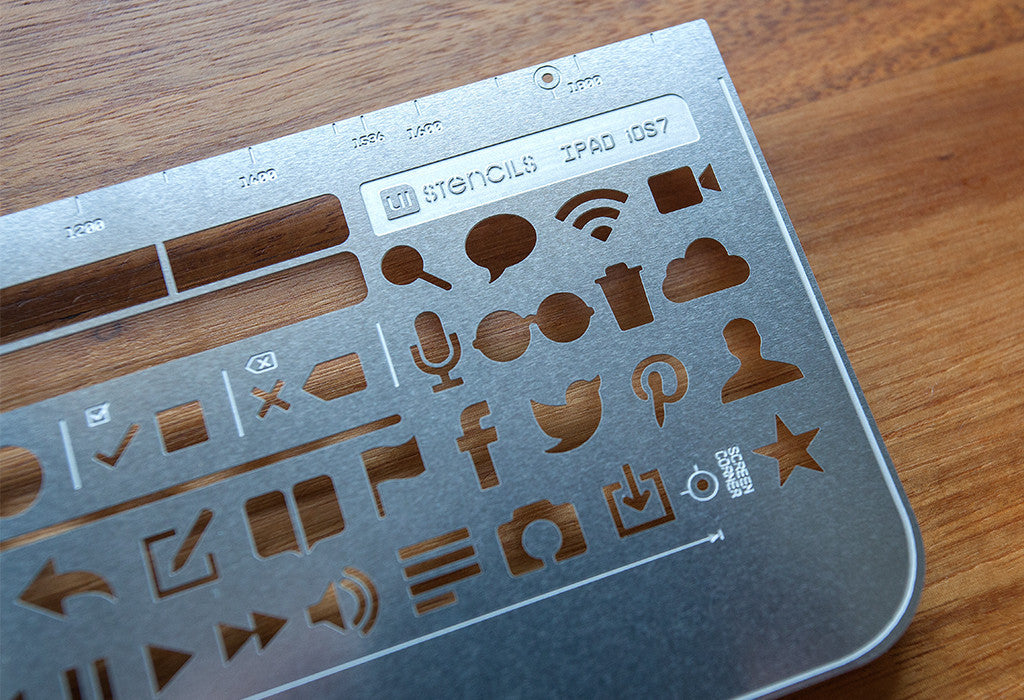 iPad Stencil Kit - UI Stencils