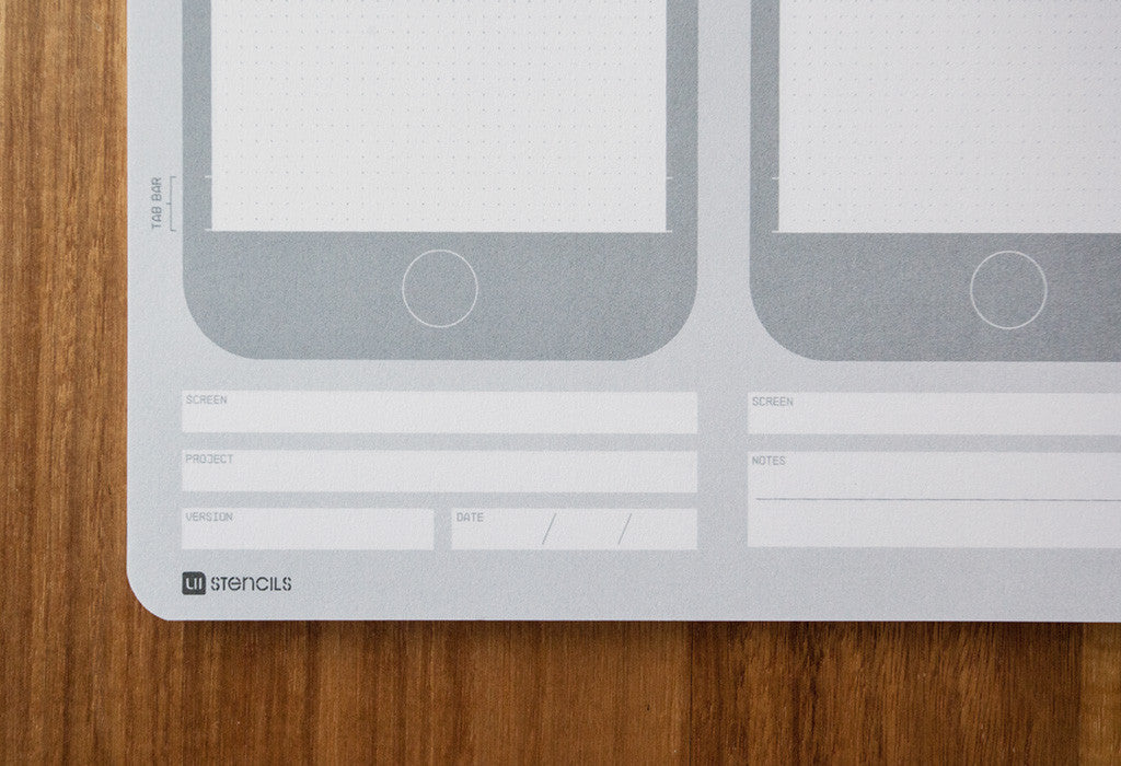 iPhone Sketch Pad - UI Stencils