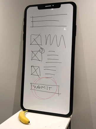 Jumbo Mobile Whiteboard - UI Stencils