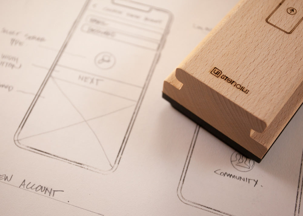 iPhone Stamp Kit - UI Stencils