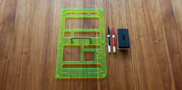 Mobile Whiteboard Stencil - UI Stencils